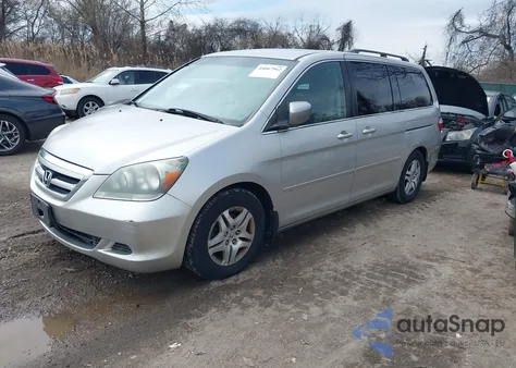 2007 Honda Odyssey Ex from USA, damaged, VIN 5FNRL384X7B419976